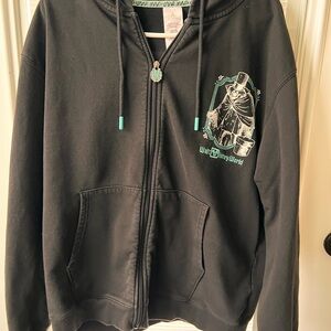 Walt Disney World Haunted Mansion Black Zip-Up Hoodie